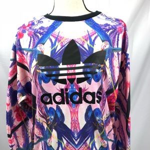 Adidas crewneck trefoil firebird sweatshirt! Small